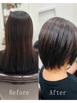 メゾンエレン(Maison Ellen)&nbsp;ばっさりカットもお任せください！パサつき、広がり改善