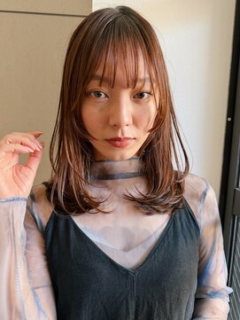 シンス 銀座(since) 顔周りカット/ハッシュカット/ミディアムレイヤーカット【銀座】