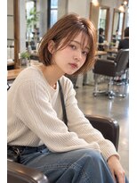 ライクバイコトナ 越谷(RIKE by kotona) レイヤーボブ髪型20代30代40代50代前髪あり前髪なし面長丸顔越谷