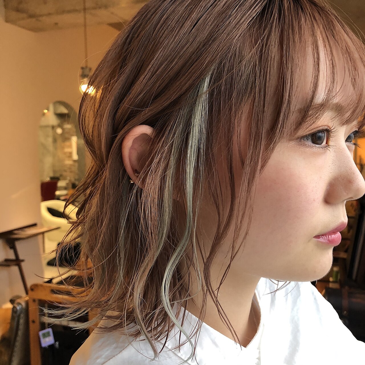 医療用全体ウィッグショート 人毛ミックス人毛MIX 心細