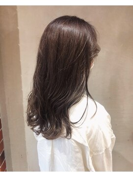 シェノン 梅田(CHAINON) 小顔カット×オリーブブラウンカラー×セミウェットウェーブ