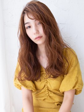 ラフィス ヘアーピュール 梅田茶屋町店(La fith hair pur) 【La fith】 オレンジベージュカラー