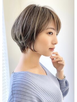 ミチオ ノザワ ヘアサロン ギンザ(Michio Nozawa HAIR SALON Ginza) 似合わせカット×耳掛けくびれショート【瀧上丈司】