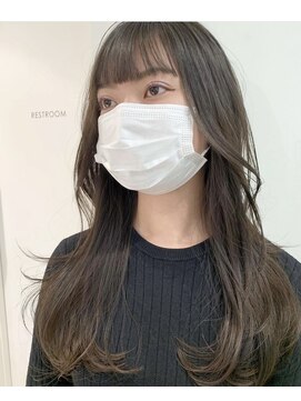 トニーアンドガイ 原宿店(TONI & GUY) 透ける暗髪の韓国ヘア