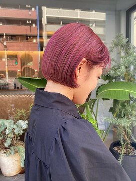 ヘアサロン ビータ(Hair salon BITA) ◎ミニボブ×ピンクカラー