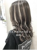 ワンカールレイヤーべージュ_アースカラーくびれヘア_S19