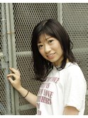 毛先ワンカール×レイヤーカット×小顔カット