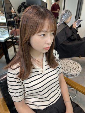 トレス(TRESS) ブラウンベージュ　艶カラー　シアーカラー