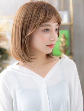 カバーヘア ブリス 大宮西口(COVER HAIR bliss) ハイトーンカラー外国人風ツヤ髪前下がりボブc3大宮20代30代40代