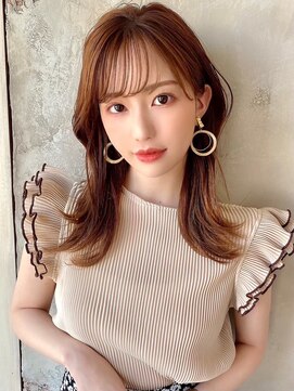 プラチナ(PLATINA) まなstyleレイヤーカットのお色気ヘア/顔周り/韓国/くびれヘア