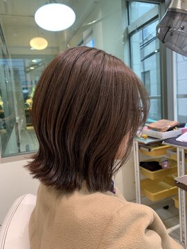 ヘアーリゾートエヌスタイル Hair Resort n-style 外はねミディアムボブ