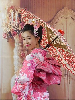 レイジースワンの写真/着付けもヘアセットも【レイジースワン】にお任せ！仕上がりも早くて綺麗と大好評♪