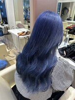 ユーフォリア 新宿店(Euphoria)  ケアブリーチ ブルーカラー