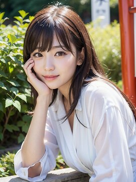 オルク 札幌大通(Orque) 韓国風レイヤー　シースルーバング　エアリーワンカール後毛