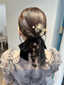 ヘアーメイクオズ(hair make O/S) 結婚式お呼ばれヘアセット/ツヤ/ヘアセット/ヘアアレンジ