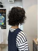 ふわふわボブパーマ