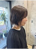 透明感カラー×ボブ