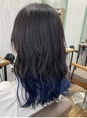 ブルーグラデーション【TELA HAIR つくば研究学園】
