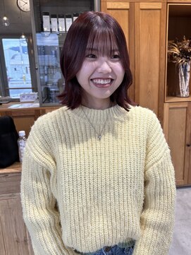 リコ(liko) ボブ×暖色カラー