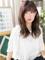 カバーヘアアンドスパ ブリス 浦和(COVER HAIR&SPA bliss)&nbsp;抜け感斜めバング韓国風巻きニュアンスパーマc6浦和20代30代40代