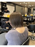 切りっぱなしボブ 20代30代40代ヘア 小顔 神戸ボブ 三ノ宮