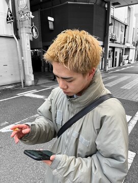 メンズグルーミングナンバーナイン(MEN'S GROOMING NUMBER NINE) スパイキーショート/ホワイトカラー/【早田隼哉】