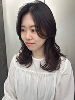 ビューナゴヤ 名駅(VIEW NAGOYA)&nbsp;レイヤーカット/おくれ毛/顔まわりカット/ピンクブラウン