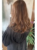 柔らかベージュ×抜け感ロング☆20代/30代/40代