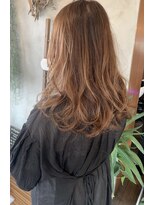 アズグロウ エクラ(AS GROW 'eclat)&nbsp;柔らかベージュ×抜け感ロング☆20代/30代/40代