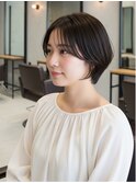 本八幡/ショート/ボブ/顔周り/前髪/白髪ぼかし/ハイライト