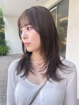 チクロヘアー(Ticro hair) @nkkn15 透けolive brown