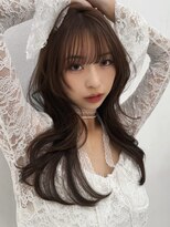 ユニ 表参道(uni)&nbsp;#37/韓国/韓国風/レイヤーカット/後れ毛/くびれヘア/前髪/表参道