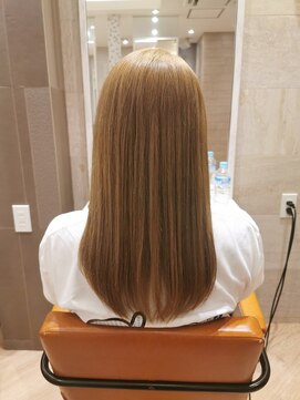 ジップ 稲毛店(ZIP) マロンベージュブリーチなしダブルカラーふんわりレイヤー