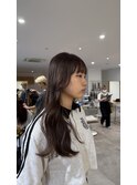 ブリーチあり透明感カラー