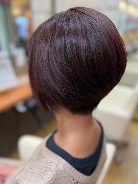 ヘアーメイク ツインズ(Hair Make TWINS) 秋冬映え☆透け感ラベンダーボブ