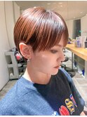 2ブロック シースルー マッシュ ショート　宇都宮ショート