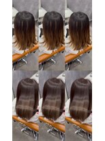 ナナシ(nanac)&nbsp;【木村限定】ブリーチ毛×髪質改善縮毛矯正