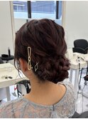 アップスタイル/ヘアセット/ミディアムヘア[福岡天神]