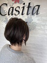 カシータ フロル 尾張旭店(Casita flor)&nbsp;ショートウルフ　透明感カラー