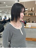 大人モードな顔周りレイヤーボブ【菅井】