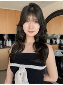 韓国ワンホンレイヤーヨシンモリグレージュブリーチなしカラー