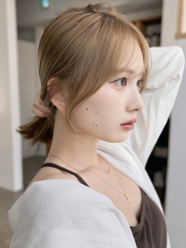 サンド クリア 横浜本店(sand clear) 結んでも盛れる顔周りフェイスレイヤー