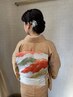 【10:00～15:00】留袖.訪問着着付けヘアセット ￥16,500⇒￥16,000
