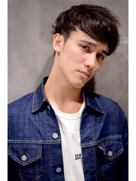 ミラバイグリーン(Mira by green) Men's大人ニュアンス刈りあげショート#01