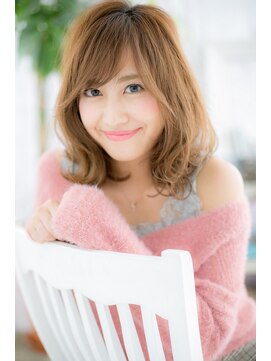 ミック ヘアアンドビューティー 大山店(miq  Hair&Beauty) ハートわしづかみ！ゆるハネくびれミディ