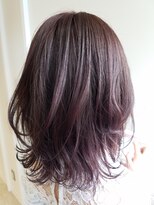 エイクス ヘア デザイン×美髪クリニック 千葉(AQs hair design)&nbsp;Berry pink×ミディ