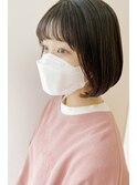 ワンカールデジタルパーマボブ