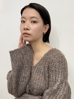 タルト(TARTE)&nbsp;切りっぱなしタイトボブ/センターパート