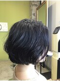 クセ毛風うねうねパーマ