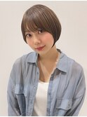 小顔ショートボブヘア